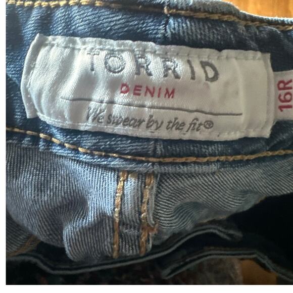 Torrid Denim Barely Boot Jeans | Size 16R - Picture 11 of 14